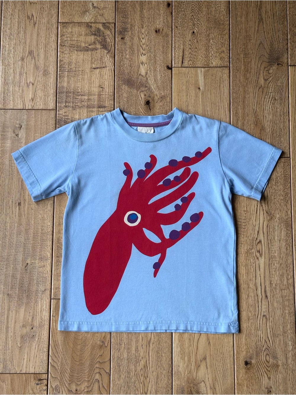 Mini Boden Octopus Graphic T-Shirt size 5-6